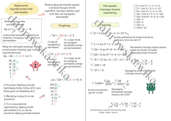 Pierwiaski - notatki do całego działu