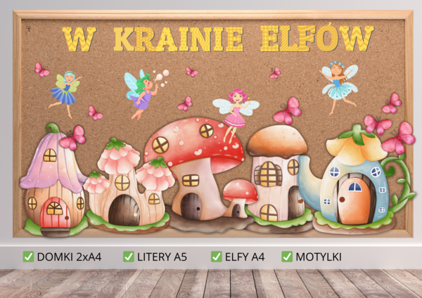 Gazetka dekoracja - W KRAINIE ELFÓW