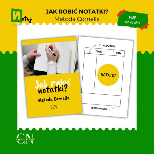Jak robić notatki? Metoda Cornella – kompletny przewodnik PDF