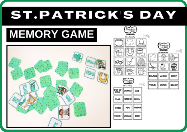 ST.PATRICK'S DAY - GRA MEMORY - DZIEŃ ŚWIĘTEGO PATRYKA