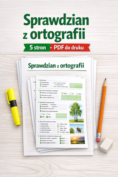 SPRAWDZIAN Z ORTOGRAFII