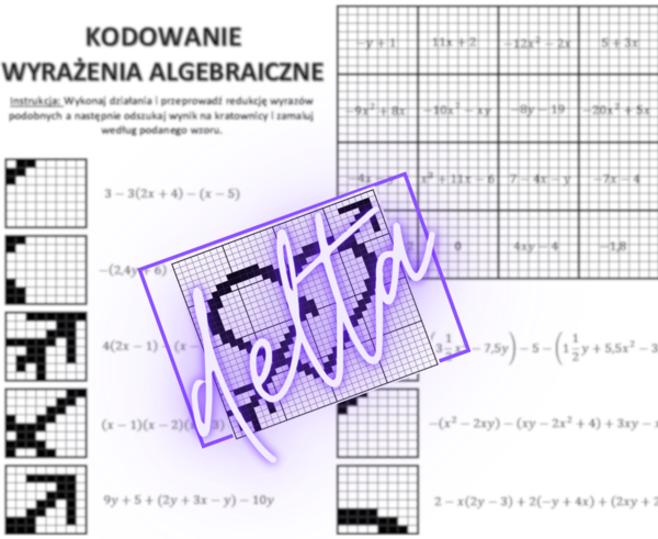 Kodowanie, wyrażenia algebraiczne, klasa 7,8
