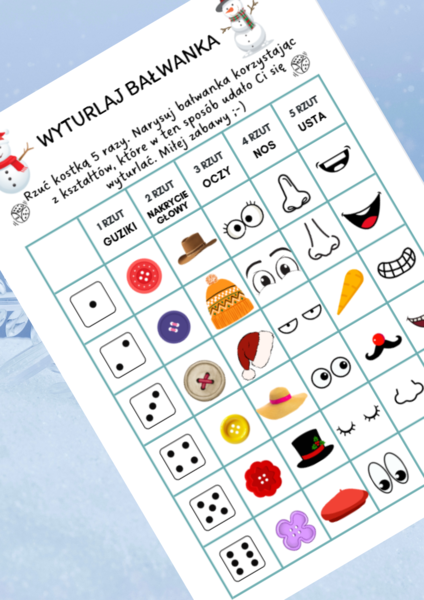 Wyturlaj bałwanka - Boże Narodzenie, zima