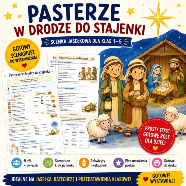 Pasterze w drodze do stajenki