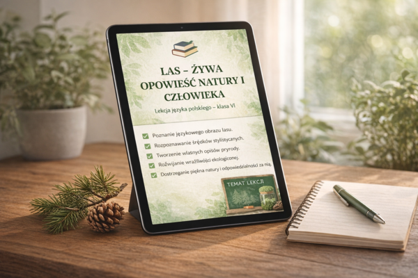 Scenariusz lekcji języka polskiego. KS. JAN TWARDOWSKI "O LASACH"