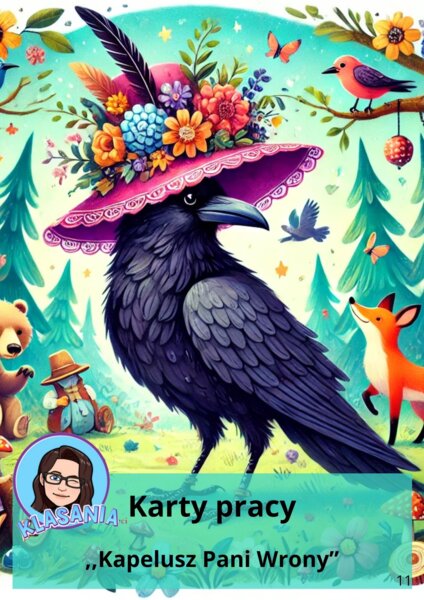 ,,Kapelusz Pani Wrony" - Karty pracy