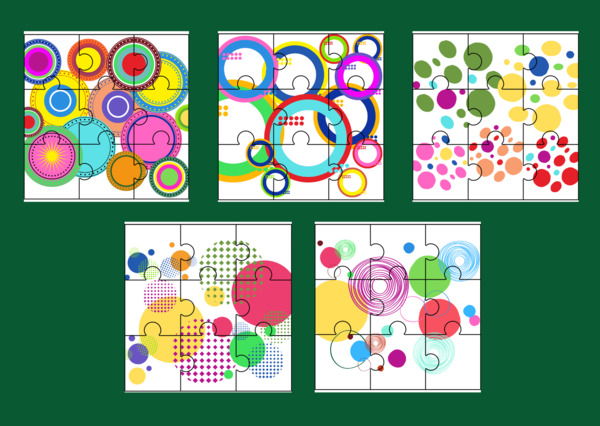 DZIEŃ KROPKI – PUZZLE – 10 obrazków