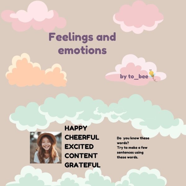 Feelings and emotions. Gotowa lekcja online/ prezentacja/ conversations speaking
