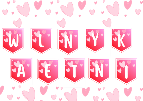 Girlanda WALENTYNKI 14.02 - PDF A4