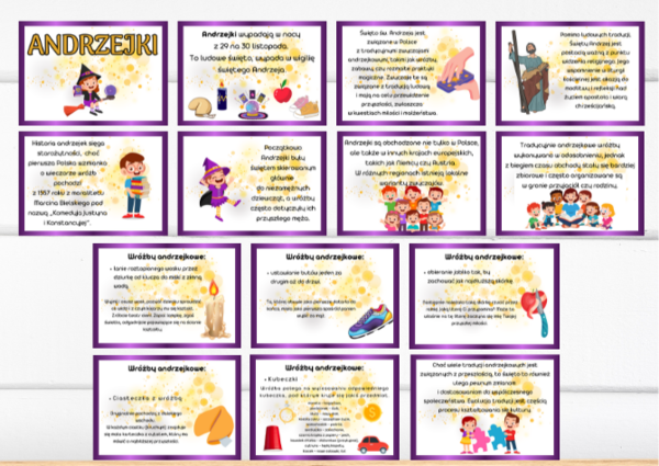 Andrzejki - Gazetka
