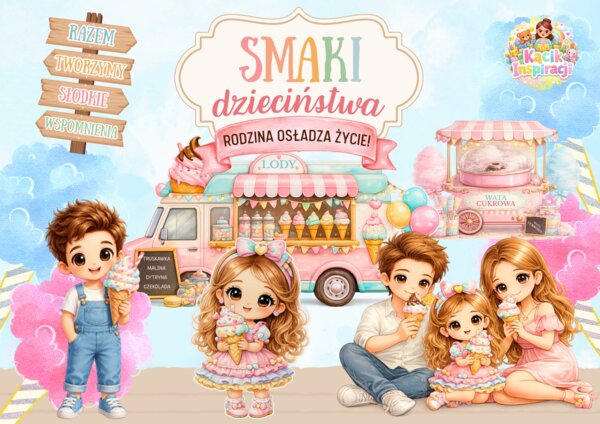 🍦 SMAKI DZIECIŃSTWA 🍭 DEKORACJA NA DZIEŃ RODZINY💕