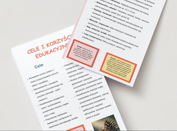 Sensoryczne woreczki przyrodnicze