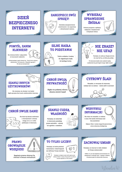 Dzień Bezpiecznego Internetu - gazetka szkolna (PDF)