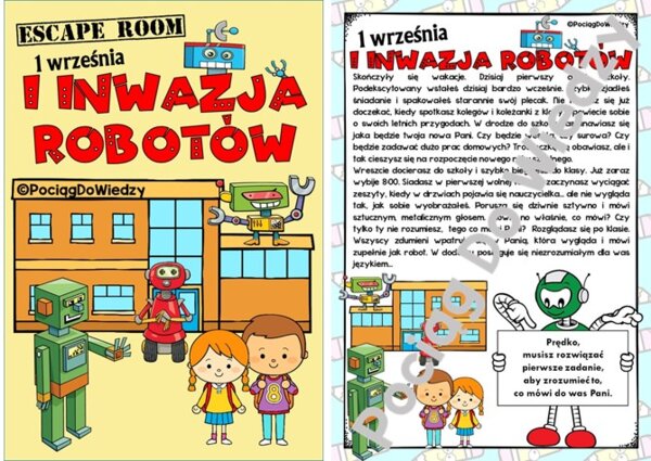 Escape Room - 1 września i inwazja robotów