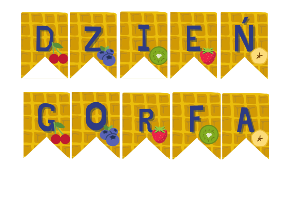 Dzień gofra - napis