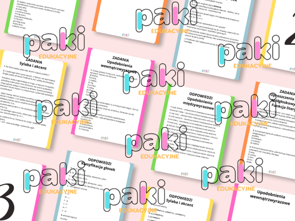 Fonetyka - stacje zadaniowe, ćwiczenia, powtórzenie