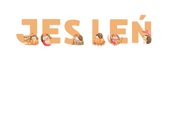 Jesień - napis