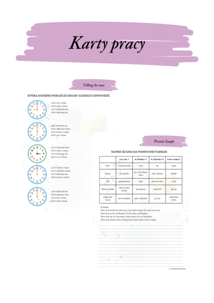 Brainy 4 unit 7 karty pracy