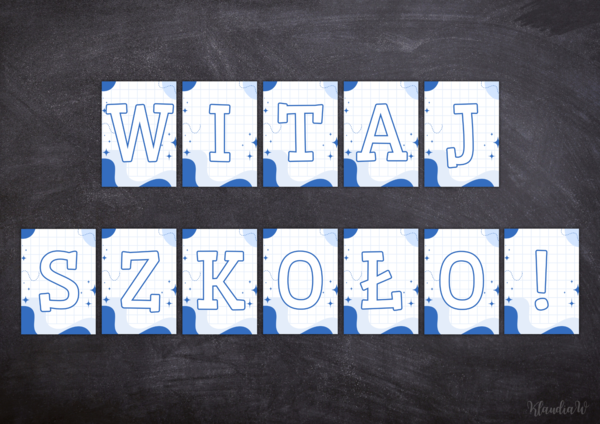 WITAJ SZKOŁO! - GIRLANDA