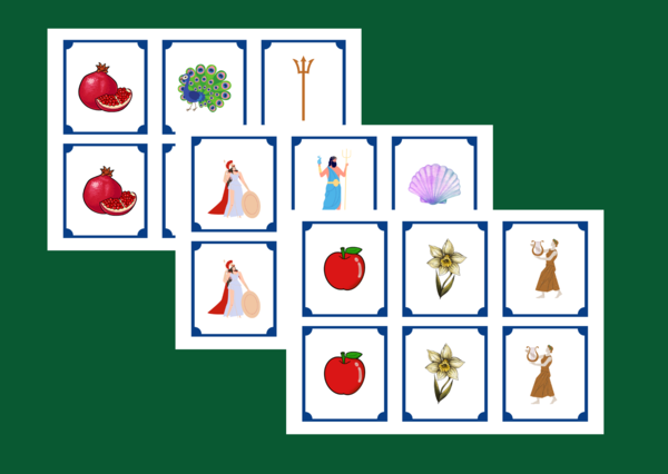 MITY GRECKIE - mitologia - MEMORY - 30 szt.