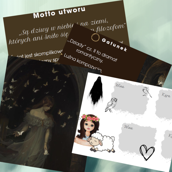 "Dziady" cz. II - prezentacja i karta pracy