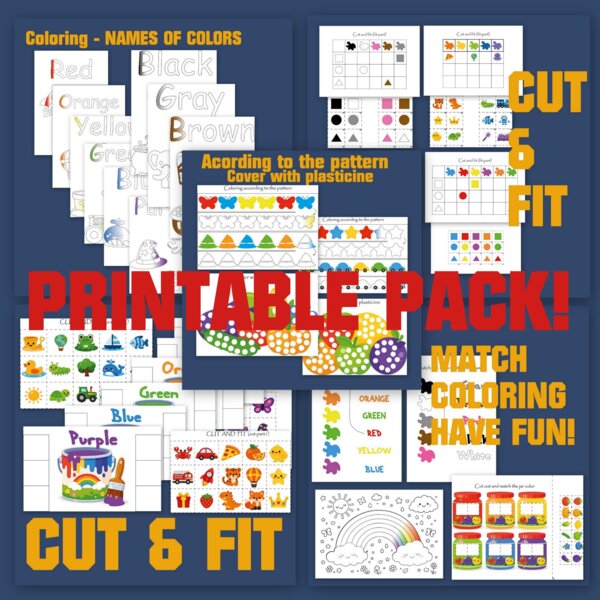 Karty Pracy Kolory – Materiały do Druku dla Przedszkola