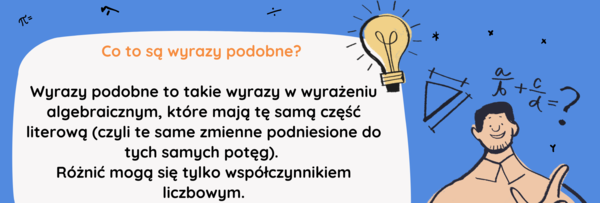 Upraszczanie wyrażeń algebraicznych