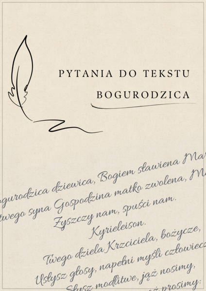 Bogurodzica - pytania i odpowiedzi