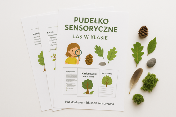 Pudełko sensoryczne „Las w klasie”