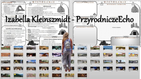 Minizestaw do tematu „Wietrzenie. Procesy krasowe” – sketchnotka + karta pracy w power point + prezentacja multimedialna w power point – Oblicza geografii I, poziom podstawowy, dla liceum ogólnokształcącego i technikum. Geografia I. Dział „Litosfera. Pro