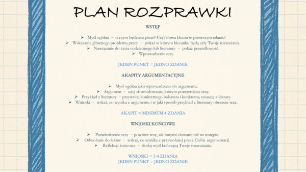 Prosto o rozprawce - wklejki