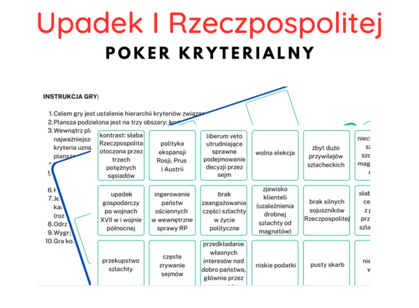 Upadek I RP - poker kryterialny