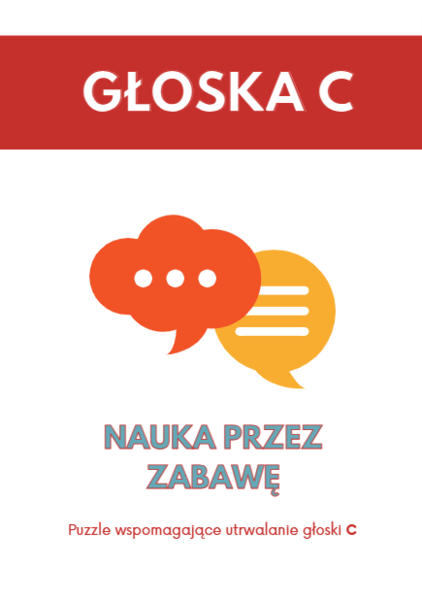 LOGOPEDYCZNE PUZZLE DO UTRWALANIA GŁOSKI C SZEREG SYCZĄCY LOGOPEDIA KARTY PRACY