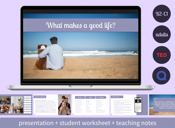 Konwersacje dla dorosłych: What makes a good life? (poziom B2-C1)