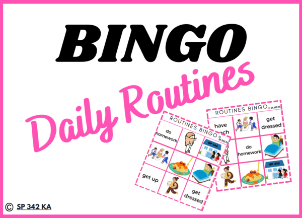 BINGO Daily routines