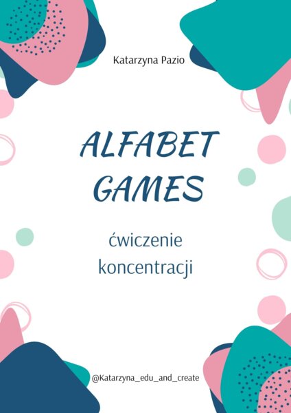 Alfabet games - ćwiczenie koncentracji