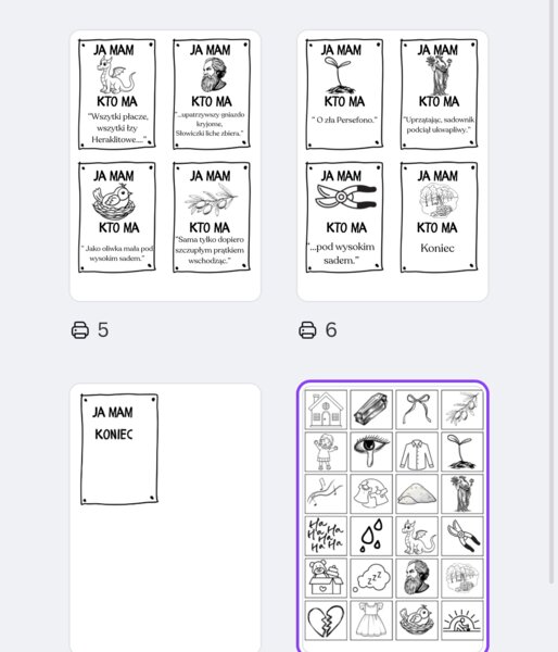 Treny - ja mam kto ma + symbole