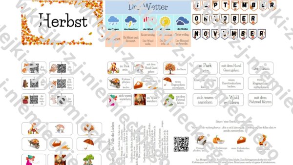 Herbst - jesień - materiały dla nauczycieli języka niemieckiego