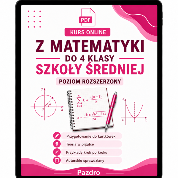 Kurs online z matematyki do 4 klasy - Pazdro 4R