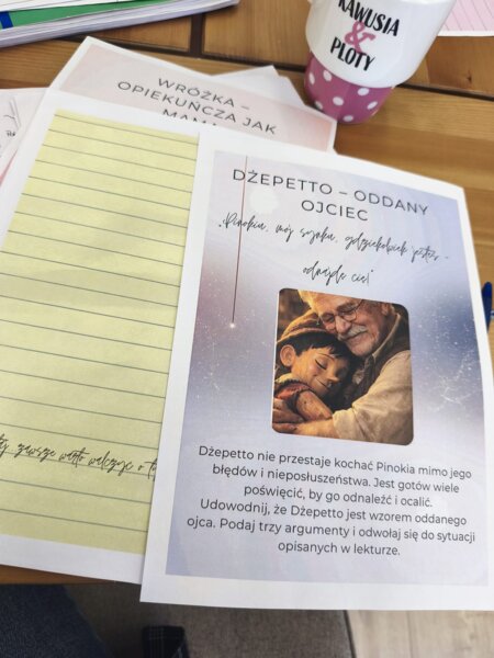 Pinokio – karty pracy do wypowiedzi argumentacyjnej