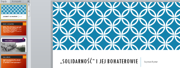 Solidarność i jej bohaterowie