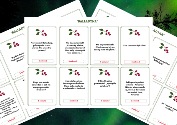 "BALLADYNA" – gra typu „5 sekund”