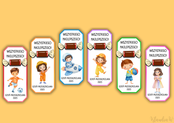 Zakładki na Dzień Przedszkolaka