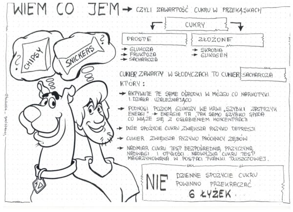 Wiem co jem - sketchnotka