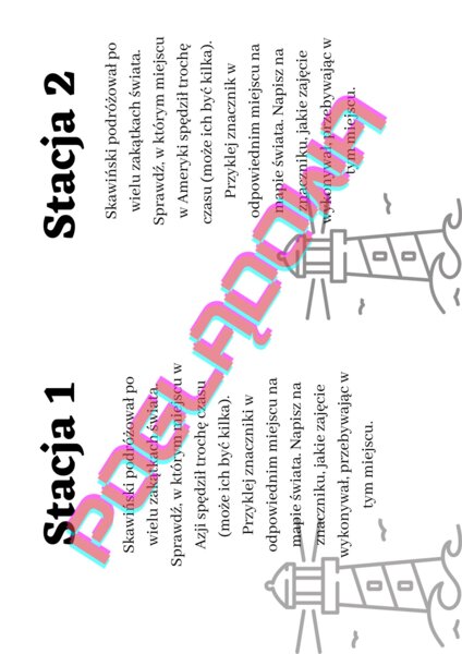 Latarnik - stacje zadaniowe