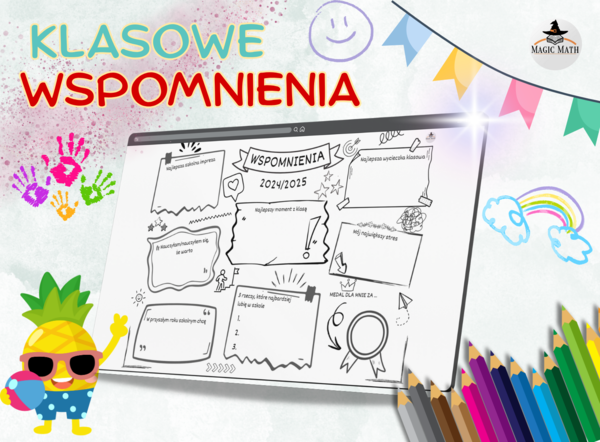 KLASOWE WSPOMNIENIA - darmowa karta pracy