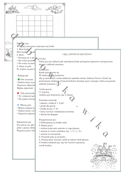 Gra "Imperium Mnożenia"