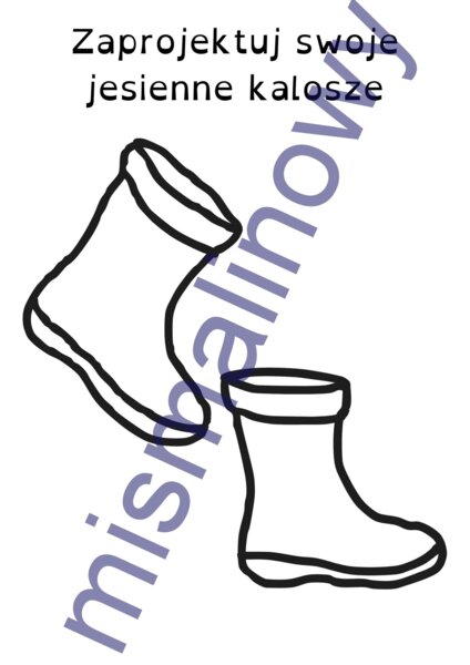 Zaprojektuj swoje jesienne kalosze