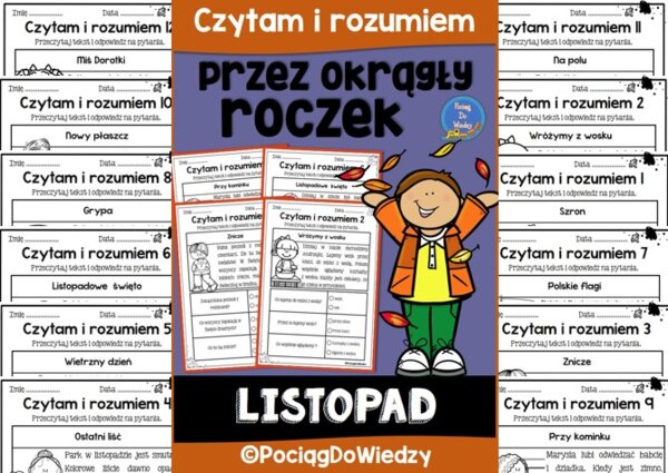 Czytam i Rozumiem przez okrągły roczek - Listopad