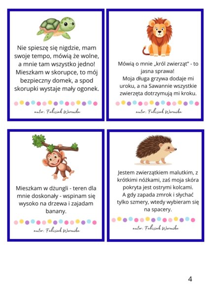 Zagadki-zwierzątka